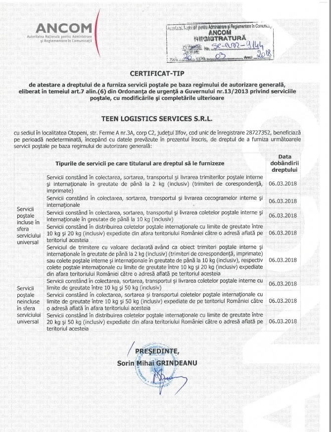 Imagine certificat/diploma